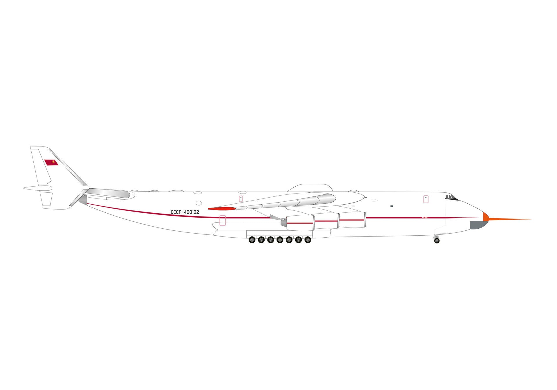 Herpa Antonov Design Bureau AN-225 Mriya - Measurement Data