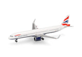 Herpa British Airways Airbus A321neo - G-NEOY 1/500 Aircraft Scale Model