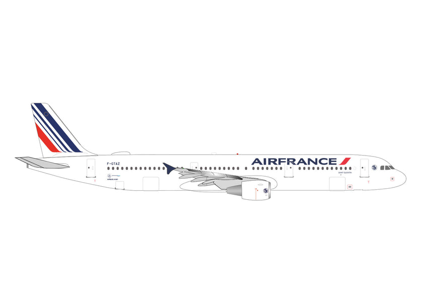 Herpa Air France Airbus A321 – F-GTAZ "Saint-Quentin" 1/500 Aircraft Scale Model