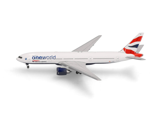 Herpa British Airways Boeing 777-200 "oneworld" – G-YMMU 1/500 Aircraft Scale Model