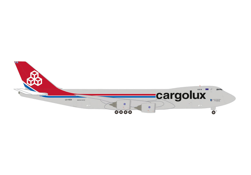 Herpa Cargolux Boeing 747-8F – LX-VCN "Spirit of Schengen" 1/500 Aircraft Scale Model