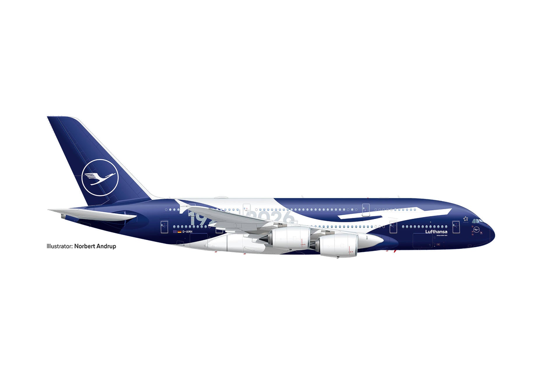 Herpa Lufthansa Airbus A380 