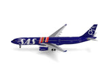 Herpa SAS Scandinavian Airlines Airbus A330-300 - 80 Years 1/500 Aircraft Scale Model