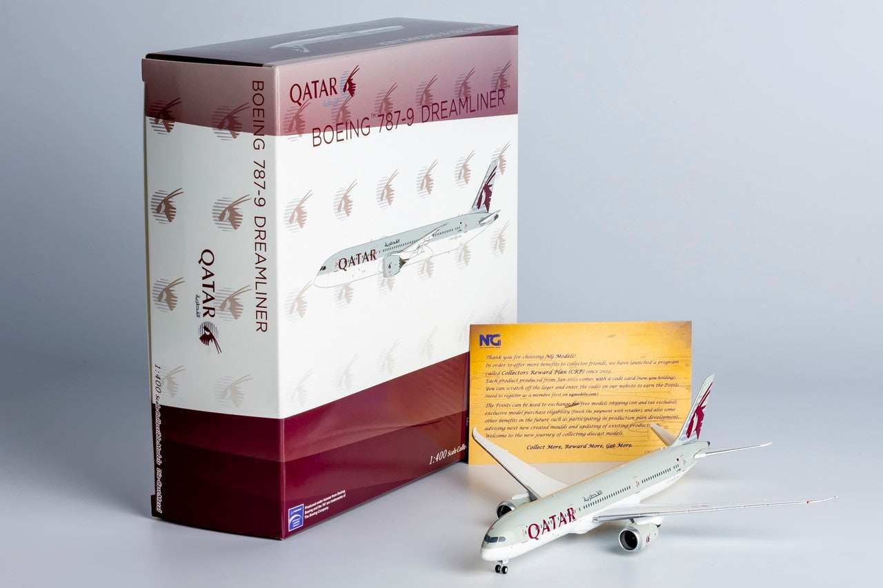 カタール航空 B787-9 1/400 飛行機模型 NG Models B787-9 カタール航空 A7-BHH 1/400 [NG55106]