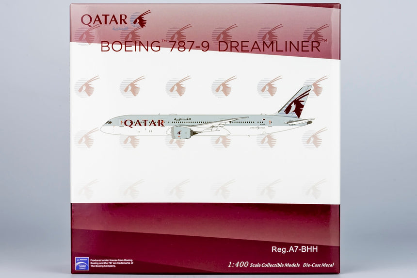 NG Models Qatar Airways Boeing B787-9 Dreamliner A7-BHH 1/400 Scale