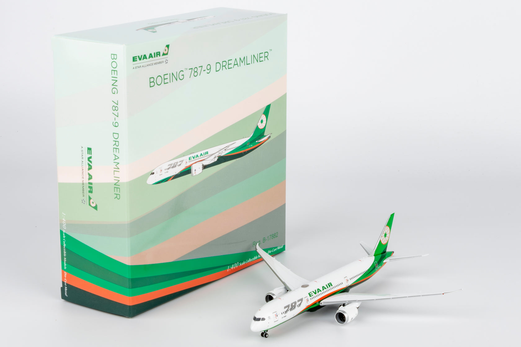 NG Models Eva Airways Boeing 787-9 Dreamliner B-17882 1/400