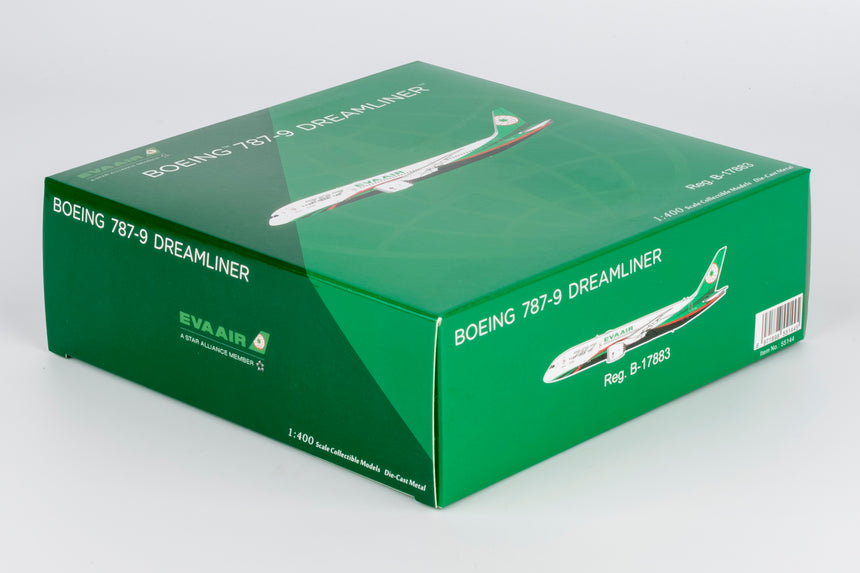 NG Models Eva Airways Boeing 787-9 Dreamliner B-17883 1/400 Aircraft Scale Model