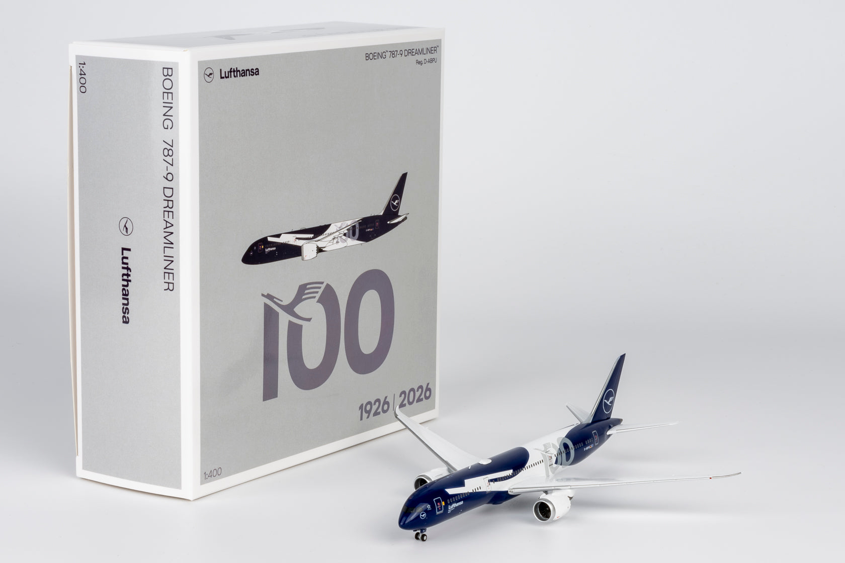 100周年 Lufthansa 787-9 1/400 ダイキャスト合金16cm NG Models Lufthansa (100th Anniversary livery) Boeing 787-9