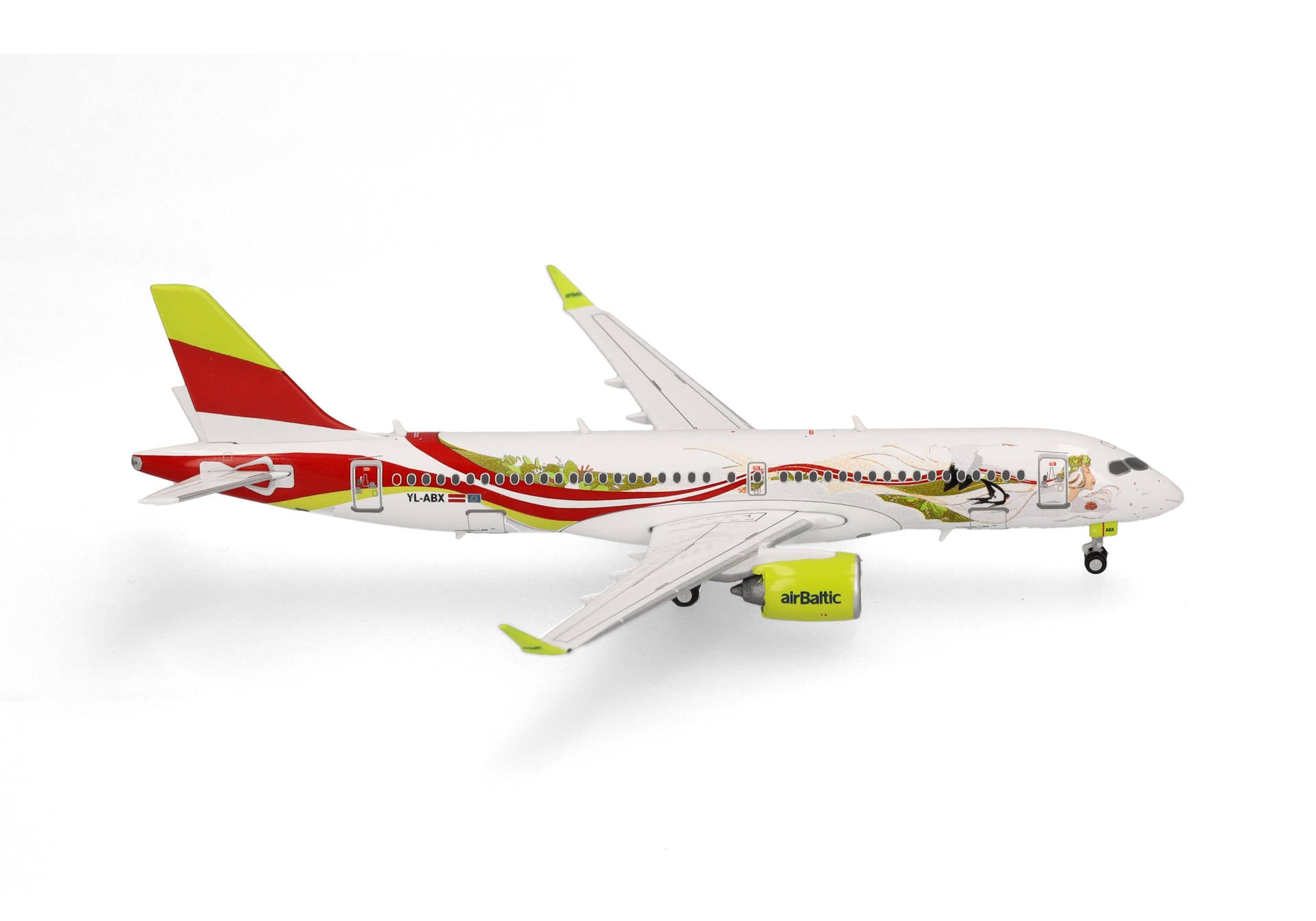 Herpa airBaltic Airbus A220-300 