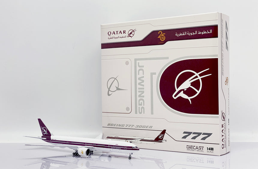 JC Wings Qatar Airways Boeing 777-300ER (A7-BAC) 1/400 Aircraft Scale Model