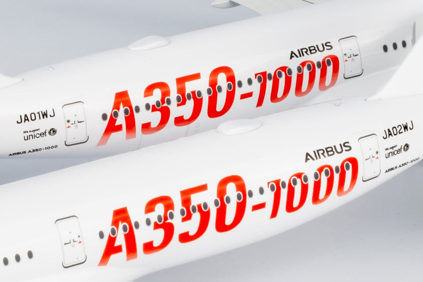 NG Models Japan Airlines (JAL) (Red "A350-1000" Titles) Airbus A350-1000 JA01WJ 1/400 Scale