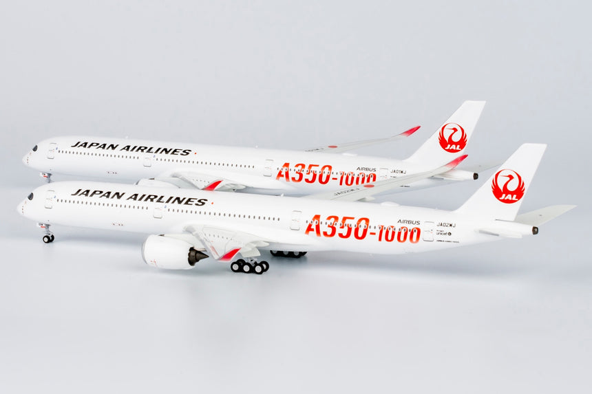 NG Models Japan Airlines (JAL) (Red "A350-1000" Titles) Airbus A350-1000 JA01WJ 1/400 Scale