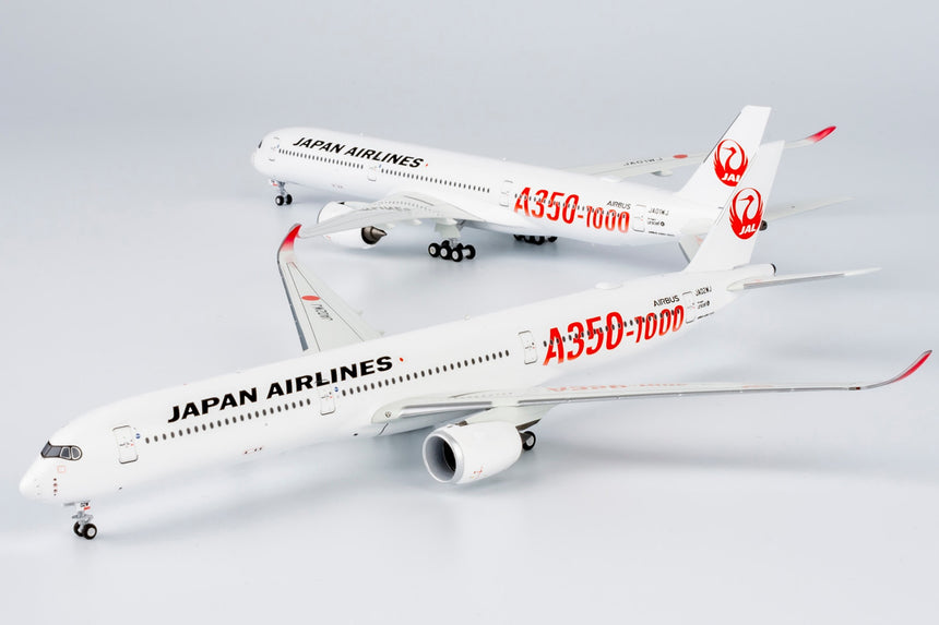 NG Models Japan Airlines (JAL) (Red "A350-1000" Titles) Airbus A350-1000 JA01WJ 1/400 Scale