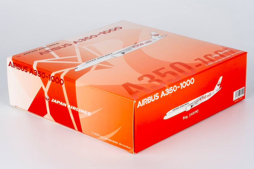 NG Models Japan Airlines (JAL) (Red "A350-1000" Titles) Airbus A350-1000 JA01WJ 1/400 Scale