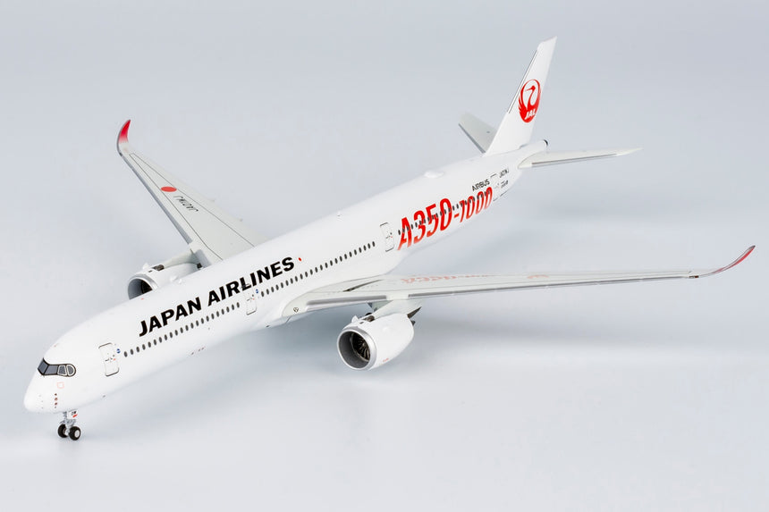 NG Models Japan Airlines (JAL) (Red "A350-1000" Titles) Airbus A350-1000 JA01WJ 1/400 Scale