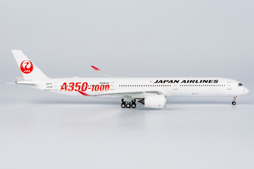 NG Models Japan Airlines (JAL) (Red "A350-1000" Titles) Airbus A350-1000 JA01WJ 1/400 Scale
