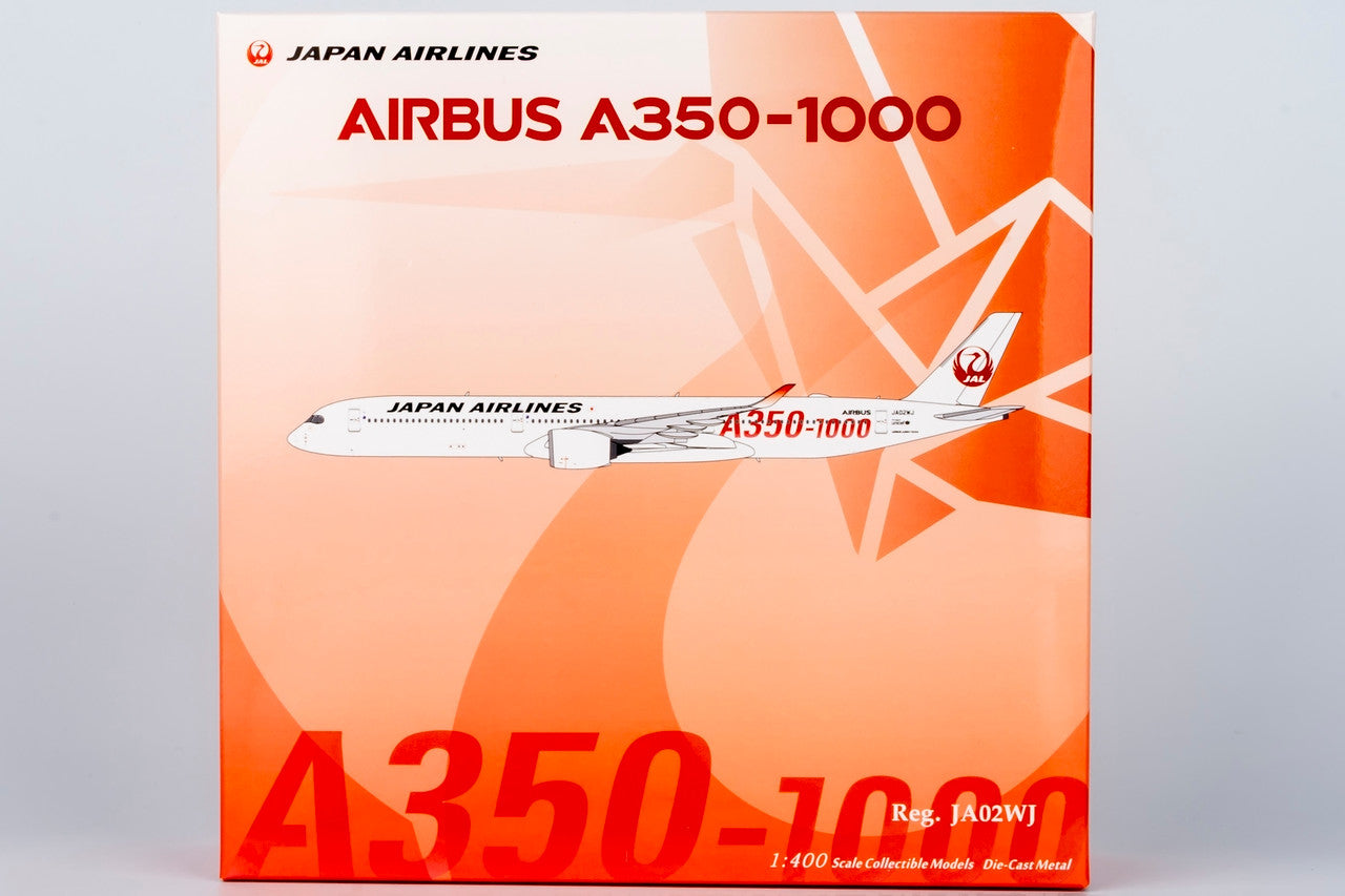 航空機・ヘリコプター JAL AIRBUA A350-1000 1/400 Scale NG Models Japan Airlines (JAL) (Red 