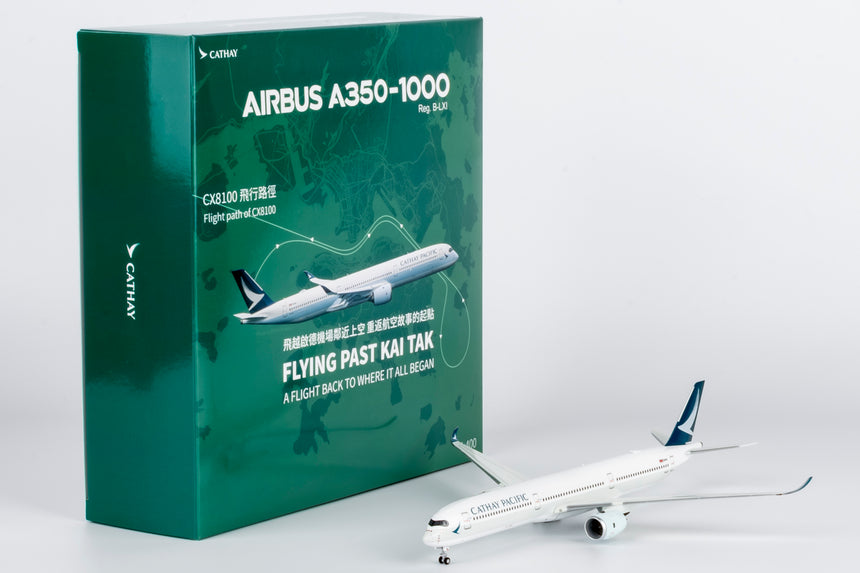 NG Models Cathay Pacific Airways (Special Flight - CX8100 for 100th Anniversary of Hong Kong Kai Tak Airport) Airbus A350-1000 B-LXI 1/400 Scale