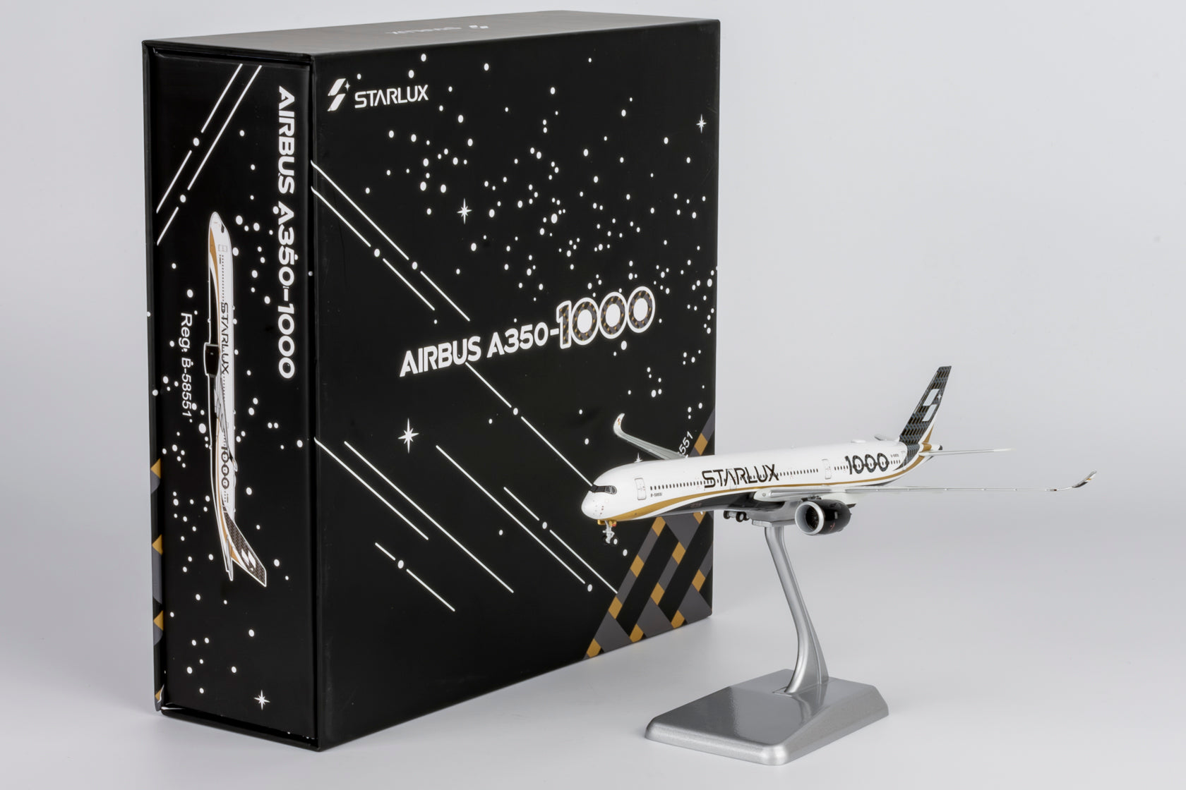 NG Models Starlux Airlines (Carbon Fiber colors; first A350-1000