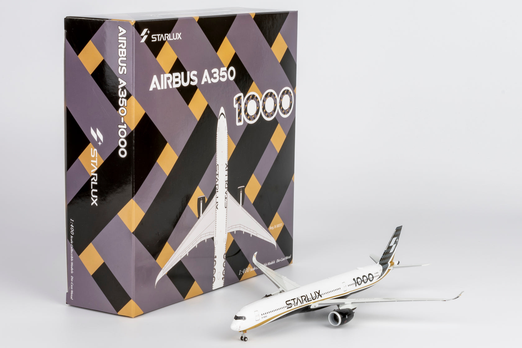 1/400 A350-1000XWB スターラックス航空Carbon Fiber NG Models Starlux Airlines (Carbon Fiber colors; first A350-1000
