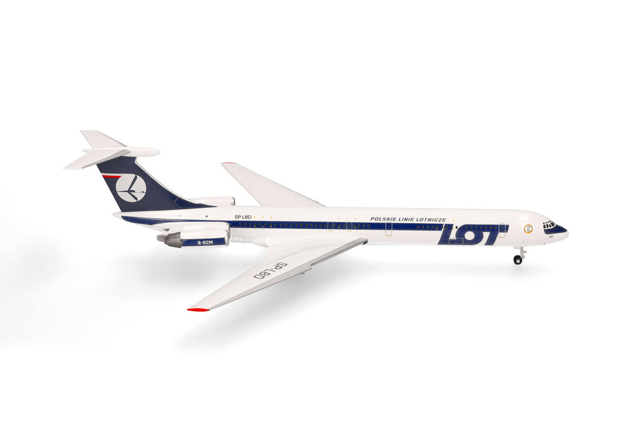 Herpa LOT Polish Airlines Ilyushin IL-62M – SP-LBD “Wladyslaw