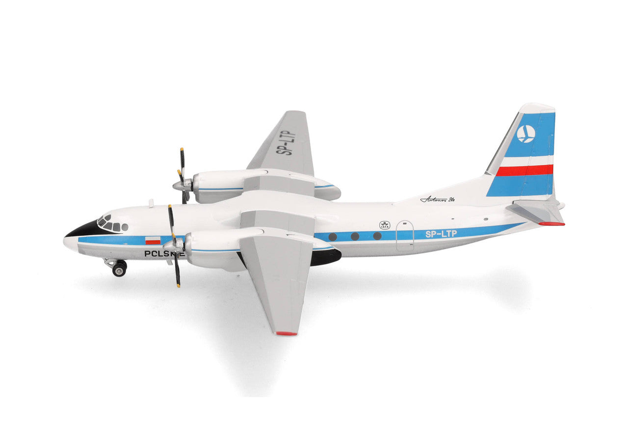 Herpa LOT Polish Airlines Antonov AN-24V 1/200 Aircraft Scale Model