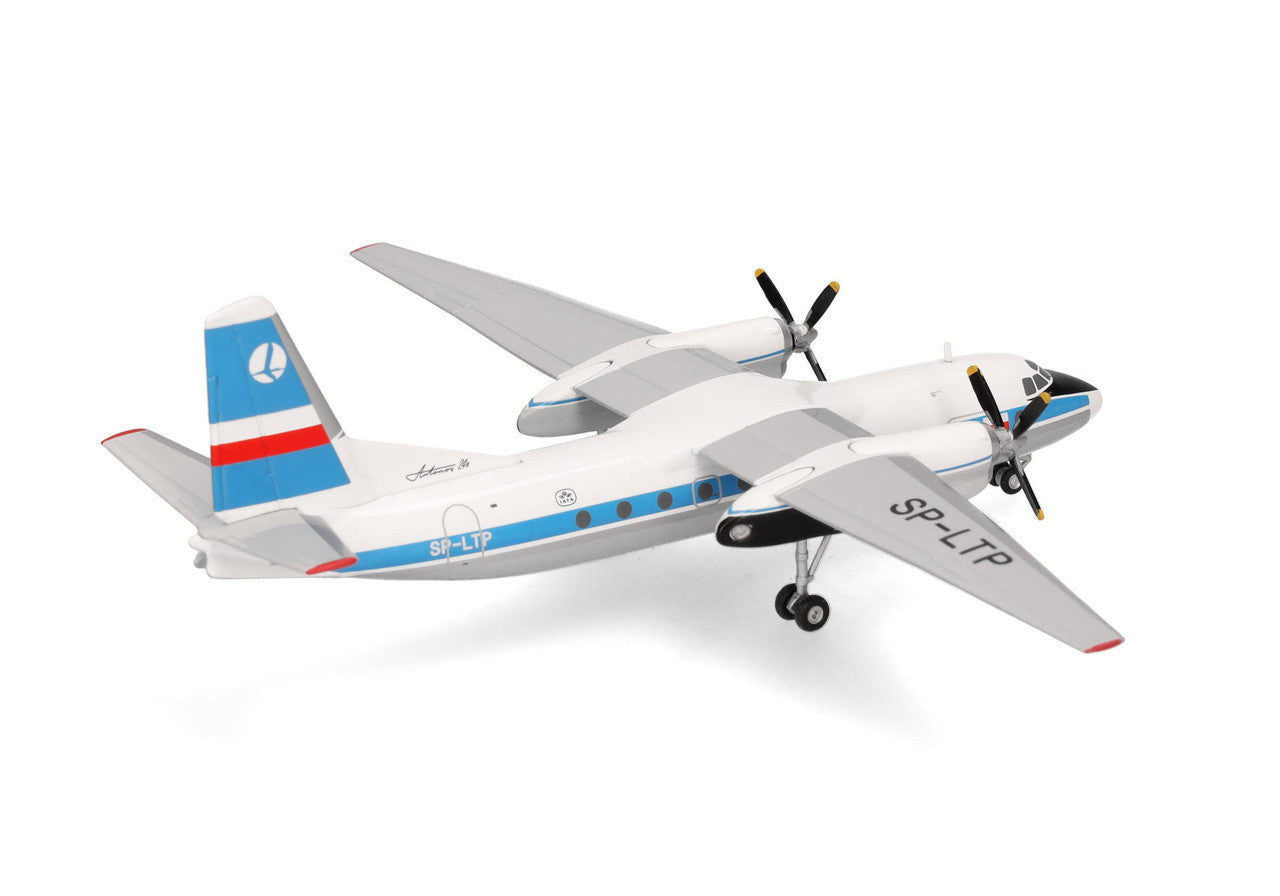 Herpa LOT Polish Airlines Antonov AN-24V 1/200 Aircraft Scale Model