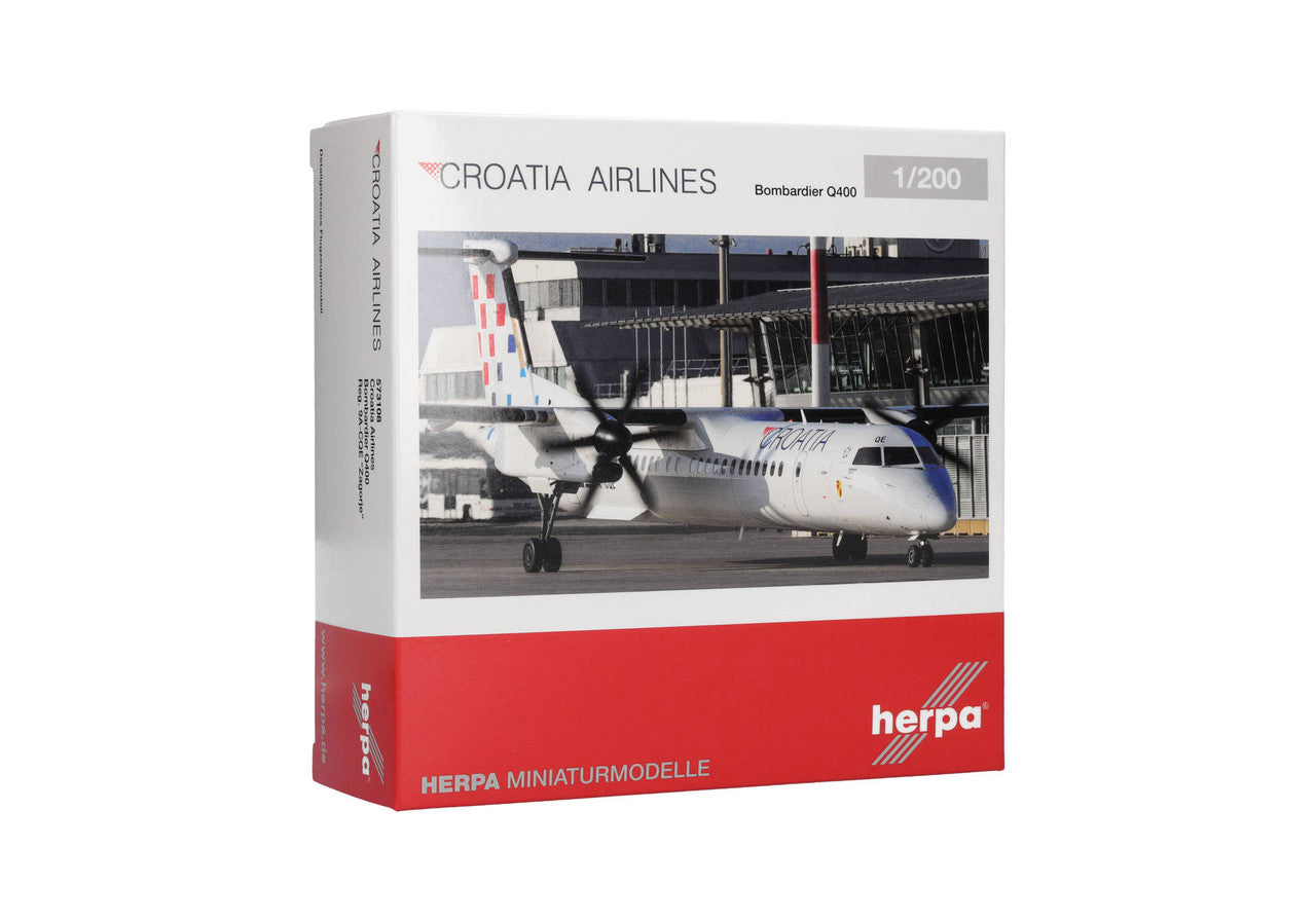 Herpa Croatia Airlines Bombardier Q400 - “Zagorje” - 9A-CQE 1/200