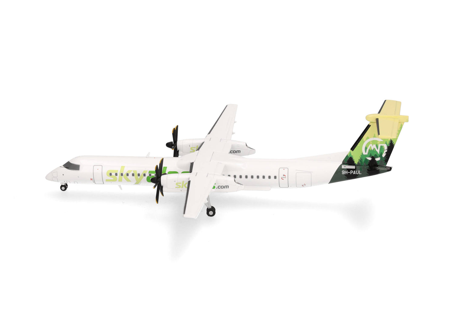 Herpa Sky Alps Bombardier Q400 - 9H-PAUL 1/200 Scale
