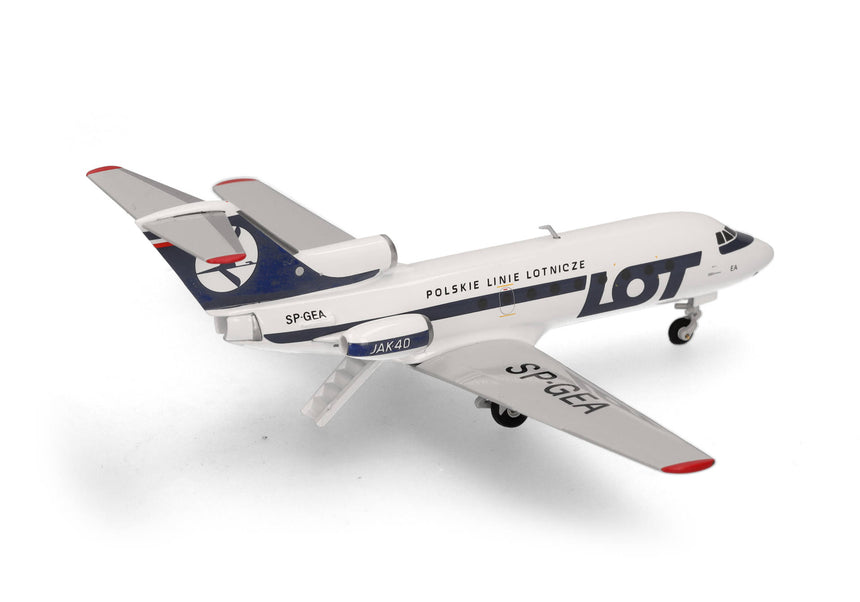 Herpa LOT Polish Airlines Yakovlev Yak-40 - SP-GEA 1/200 Scale