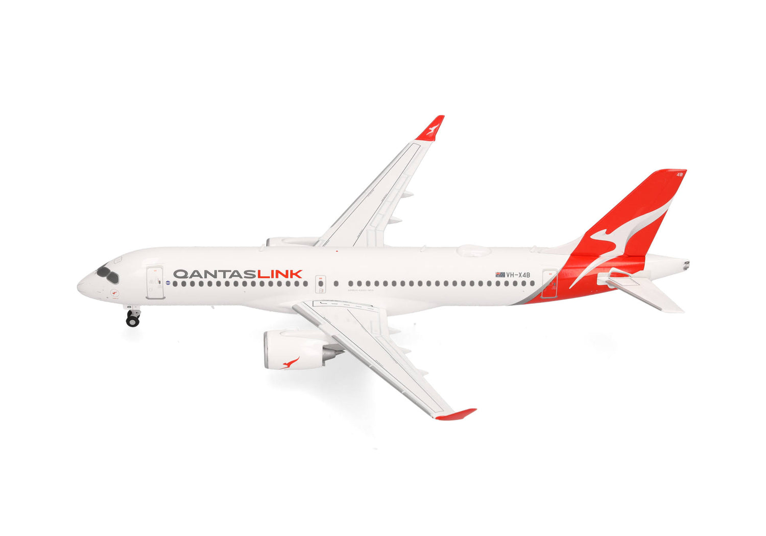 Herpa QantasLink Airbus A220-300 - "Koala" - VH-X4B 1/200 Scale