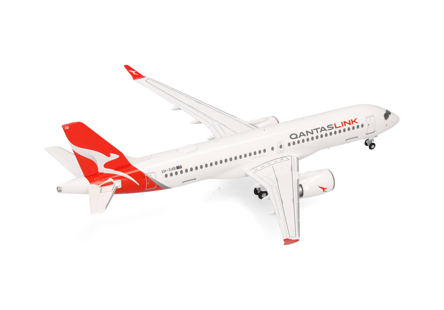 Herpa QantasLink Airbus A220-300 - "Koala" - VH-X4B 1/200 Scale