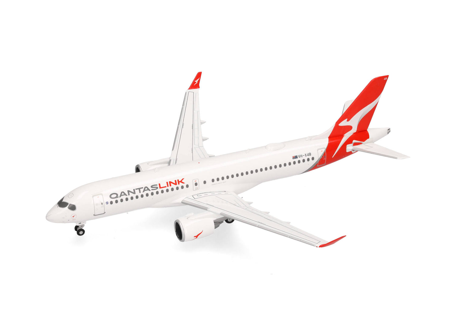 Herpa QantasLink Airbus A220-300 - "Koala" - VH-X4B 1/200 Scale