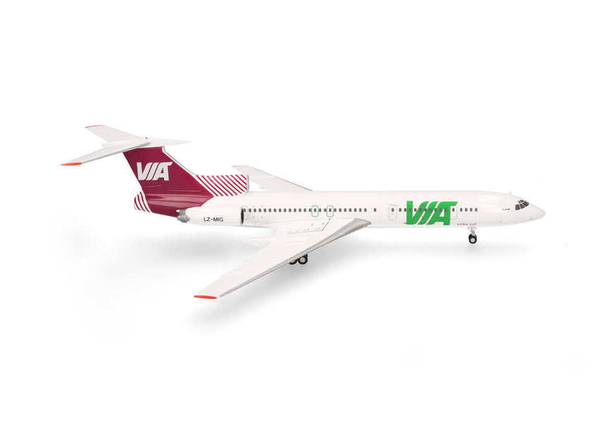 Herpa Air Via Tupolev TU-154M 1/200 Scale