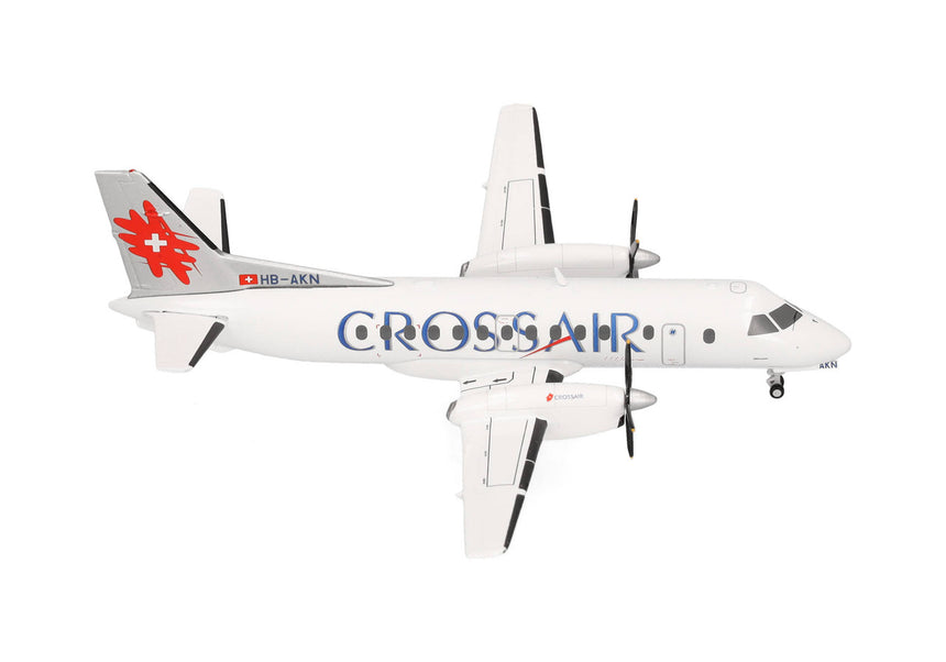 Herpa Crossair Saab 340 (last color scheme) 1/200 Scale