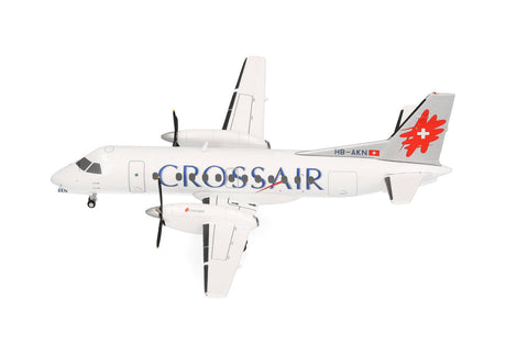Herpa Crossair Saab 340 (last color scheme) 1/200 Scale
