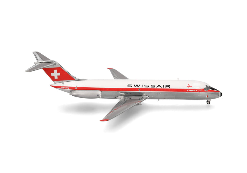 Herpa Swissair Douglas DC-9-30F – HB-IFW "Payerne" 1/200 Scale