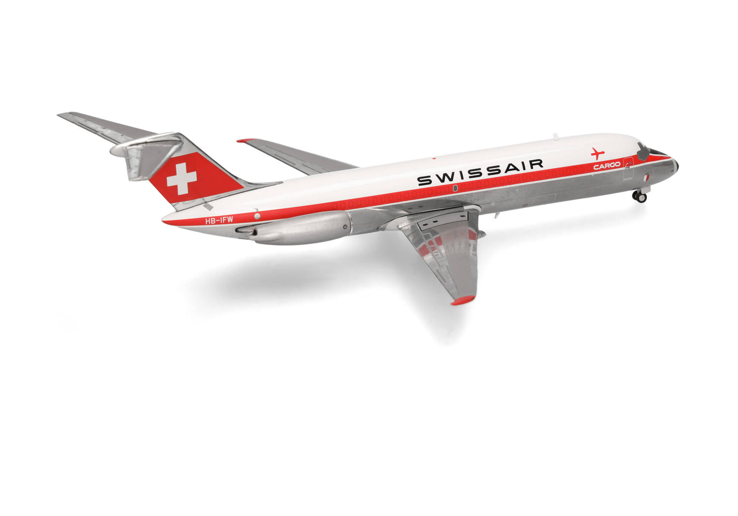 Herpa Swissair Douglas DC-9-30F – HB-IFW "Payerne" 1/200 Scale