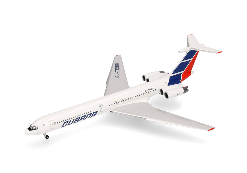 Herpa Cubana de Aviación Ilyushin IL-62M - T1280 1/200 Aircraft Scale Model