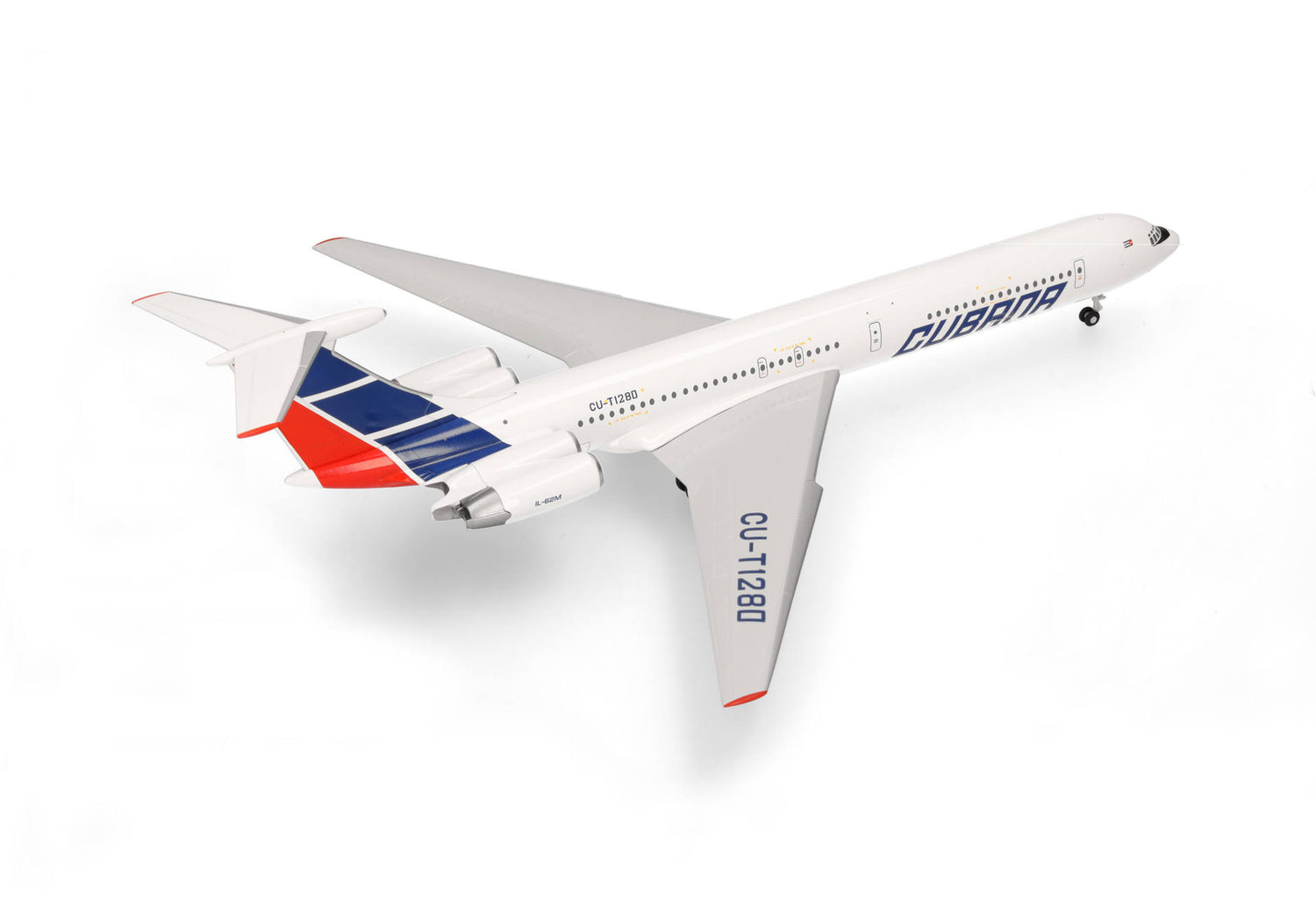Herpa Cubana de Aviación Ilyushin IL-62M - T1280 1/200 Aircraft Scale Model