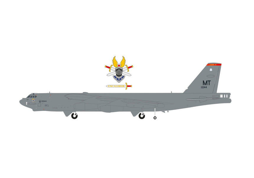 Herpa U.S. Air Force Boeing B-52H Stratofortress - 23rd Bomb Squadron "Barons", 5th Bomb Wing, Minot Air Base "Excalibur" – 60-0044 1/200 Scale