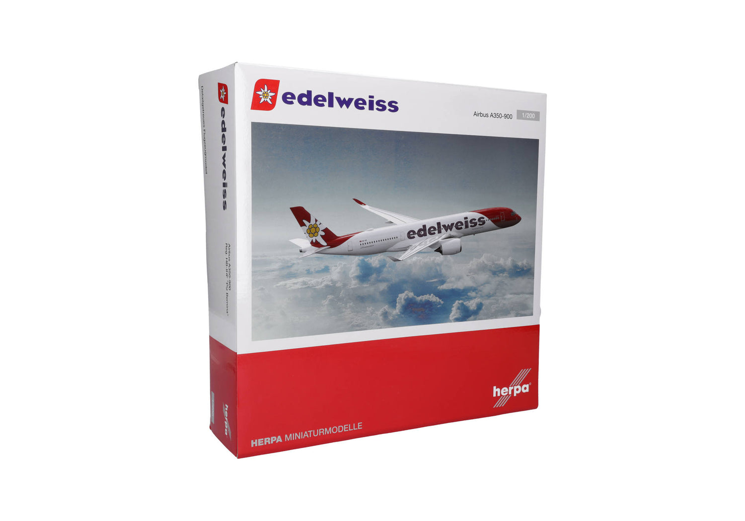 Herpa Edelweiss Air Airbus A350-900 – HB-IHF "Piz Bernina" 1/200 Scale