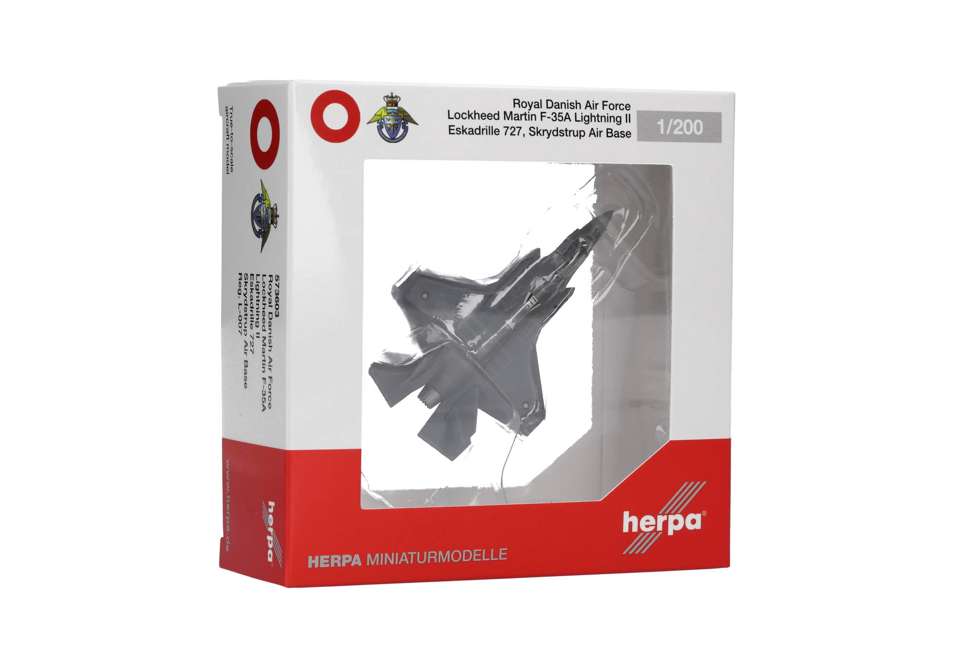 Herpa Royal Danish Air Force Lockheed Martin F-35A Lightning II