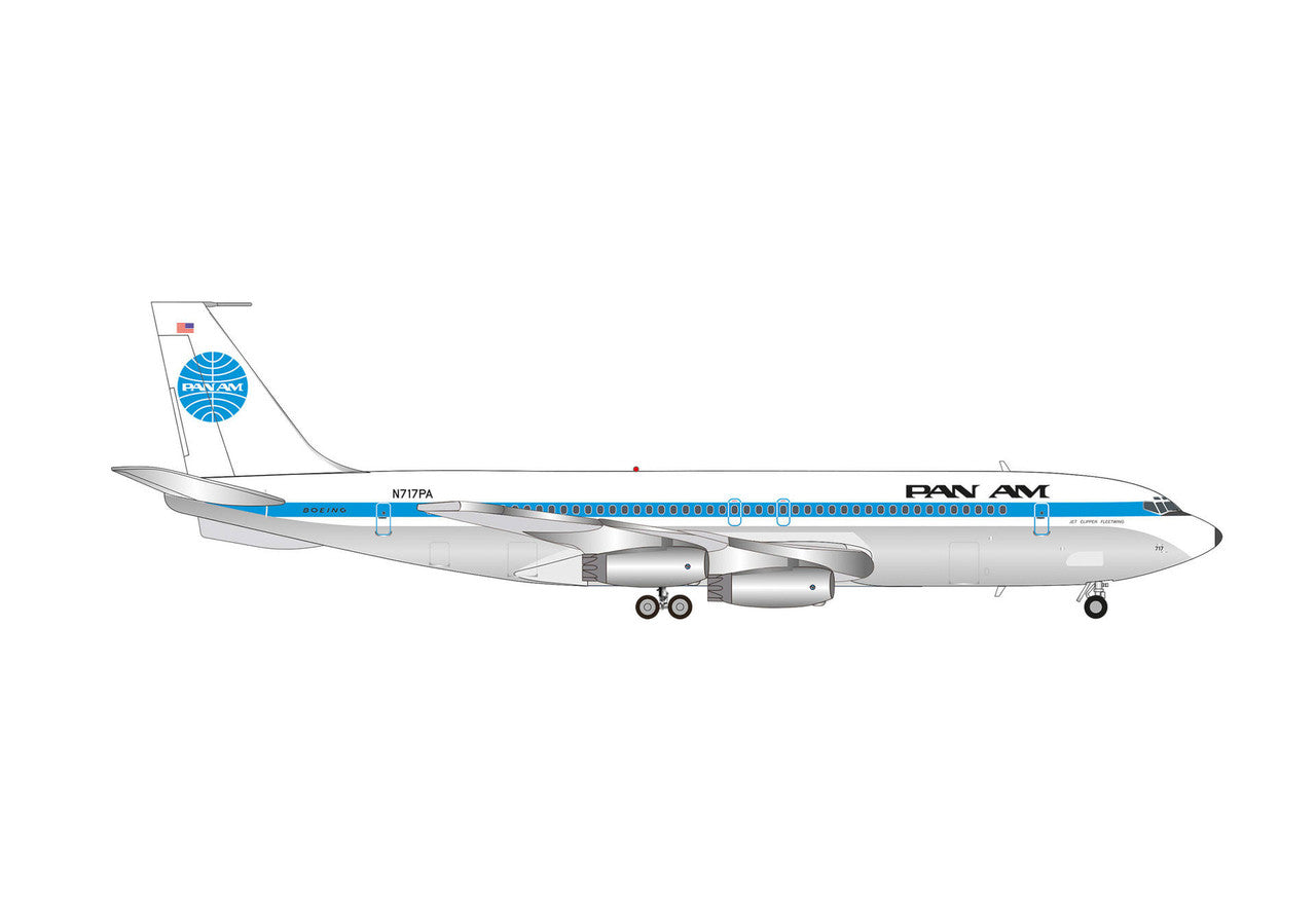 Herpa Pan Am Boeing 707-320 - N717PA 