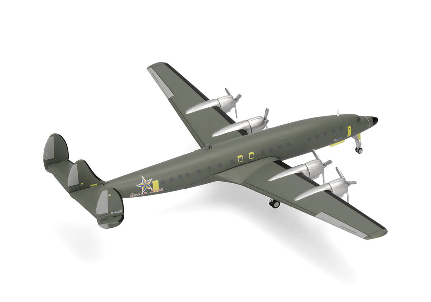 Herpa Lufthansa Lockheed L-1649A Super Star Roll-out, Hamburg, January 17, 2025 - D-ALAN 1/200 Aircraft Scale Model