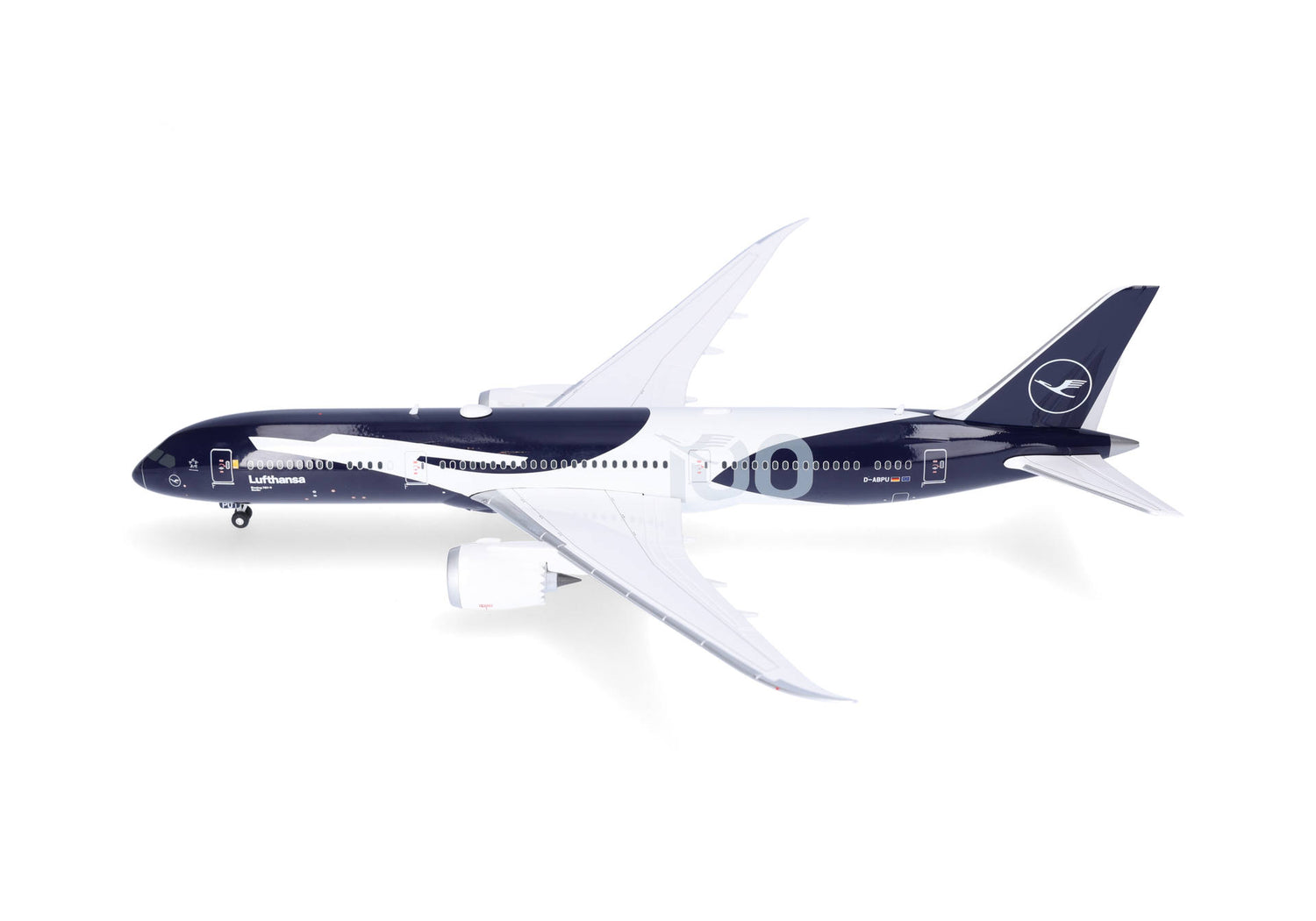 Herpa Lufthansa Boeing 787-9 Dreamliner "100 Years" - D-ABPU "Berlin" 1/200 Aircraft Scale Model