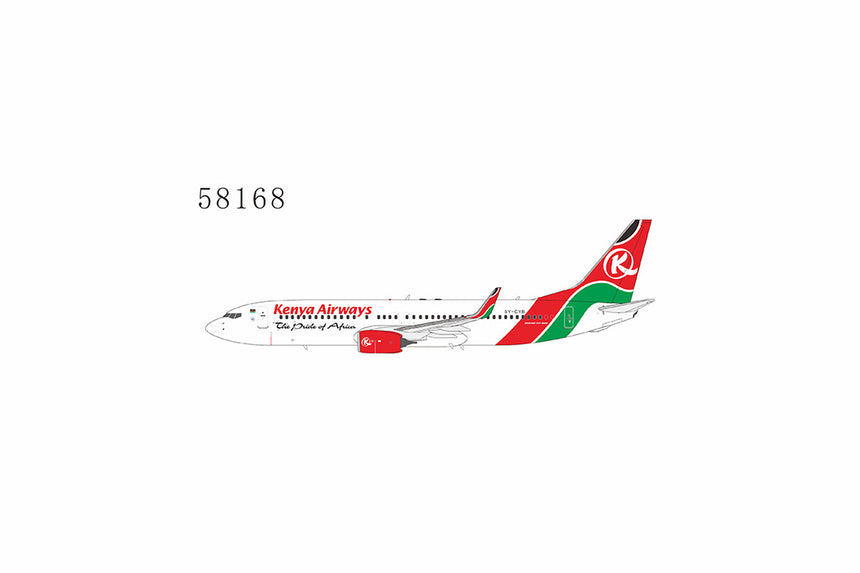 NG Models Kenya Airways Boeing 737-800/w 5Y-CYB 1/400 NG58168