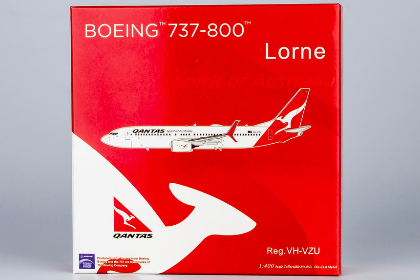 NG Models Qantas Boeing 737-800/w “Lorne” VH-VZU 1st Qantas Boeing 737 1/400 Scale