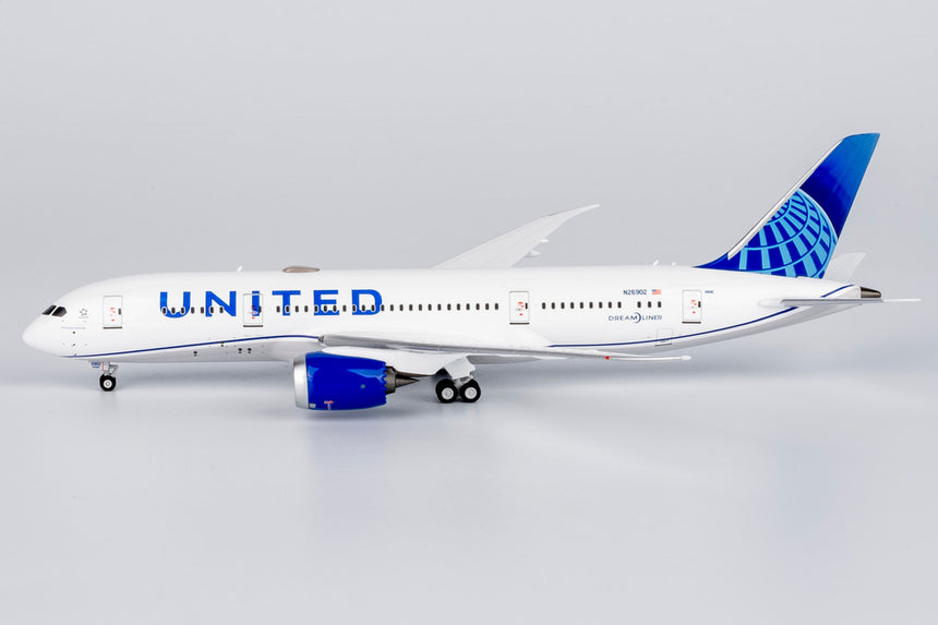 NG Models United Airlines Blue Evolution c/s Boeing 787-8 Dreamliner N26902 1/400 Scale