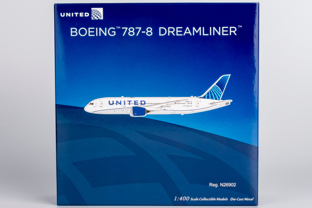 ユナイテッド航空 787-8 ドリームライナー N26902 1/400 NG Models United Airlines Blue Evolution c/s Boeing 787-8
